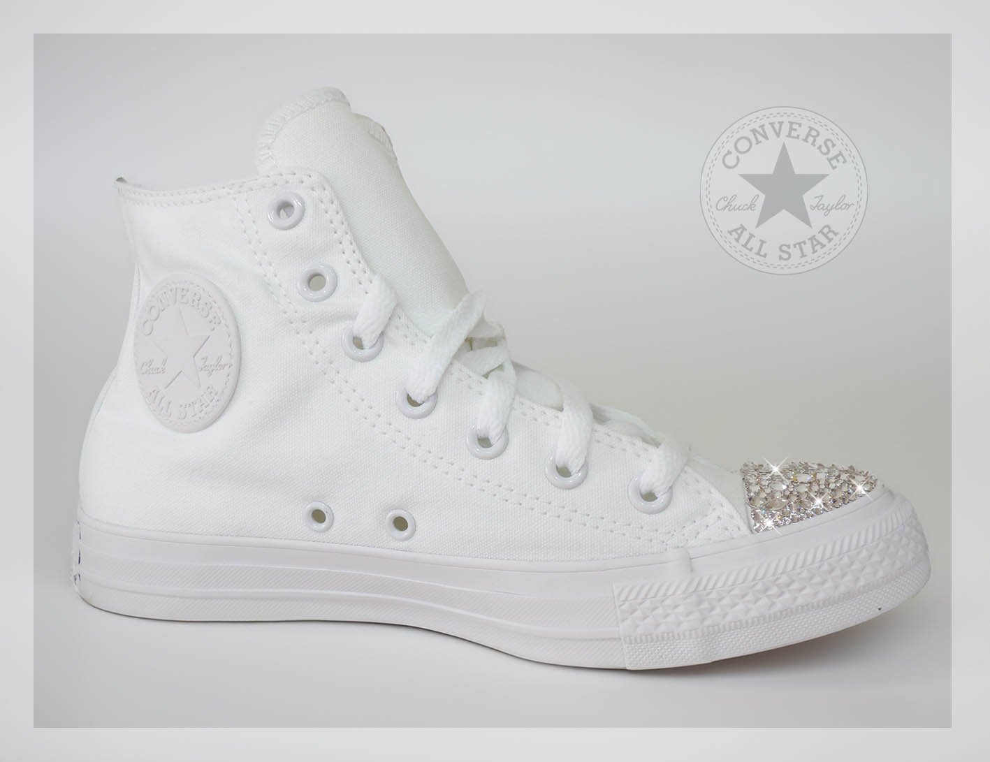 Converse with on sale jewelled toes